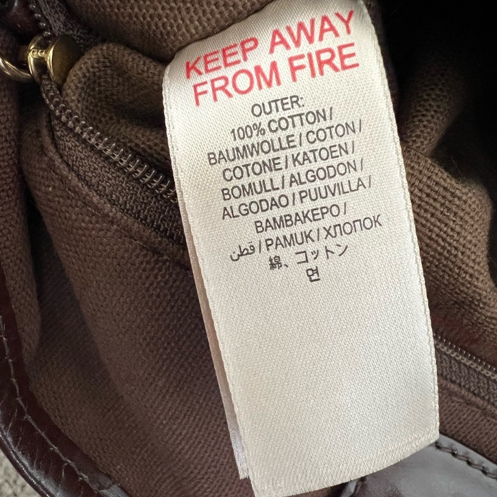 Authenticated Burberry Canvas Leather Trimmed Rainbow Checkered Shoulder Bag - Picture 12 of 12